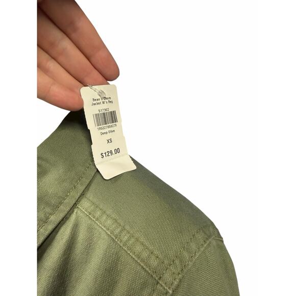 L.L. Bean Chore Jacket Heritage-Inspired Flannel Lined Canvas Jacket - Picture 9 of 9